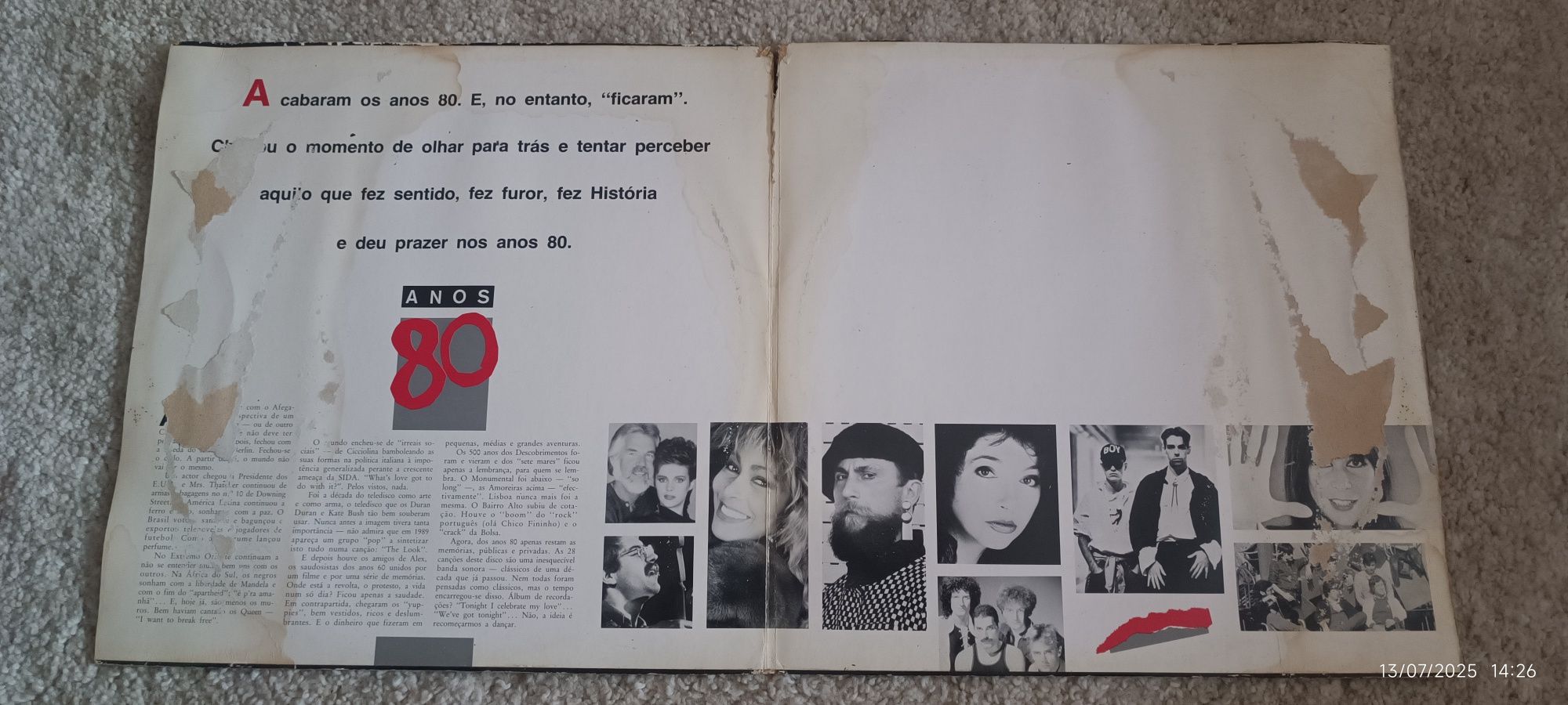 Anos 80 Duplo Vinil 1989