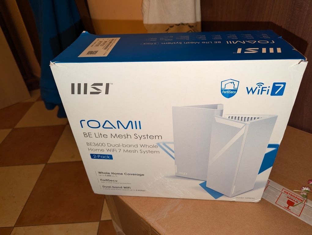 Router MSI roamii wifi 7 be lite mesh 2-pack MRBE50