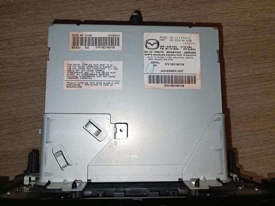 Магнітола мазда Сх 7 з камерою заднього виду