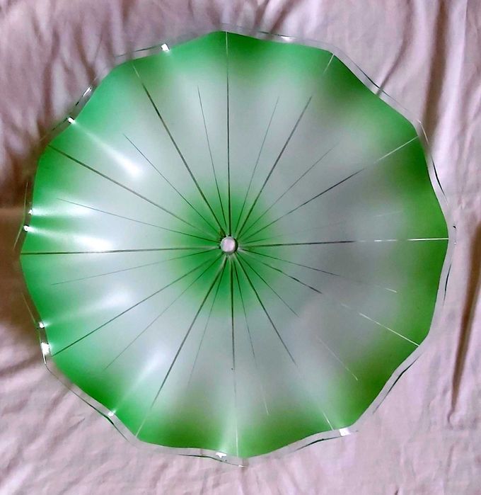 LAMPA wisząca PRL - klosz lata 60-te