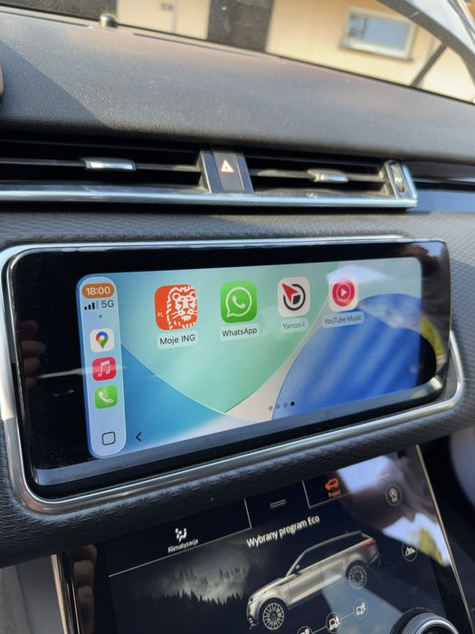 Konwersja USA/EU Jaguar Land Rover Aktywacja Android Auto Carplay MAPY