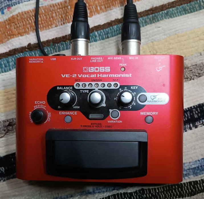 BOSS VE-2 Vocal Harmonist como novo