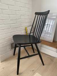 Krzesło drewniane czarne patyczak