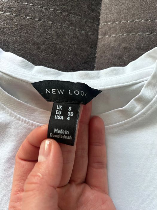 Біле боді сілуетне new look