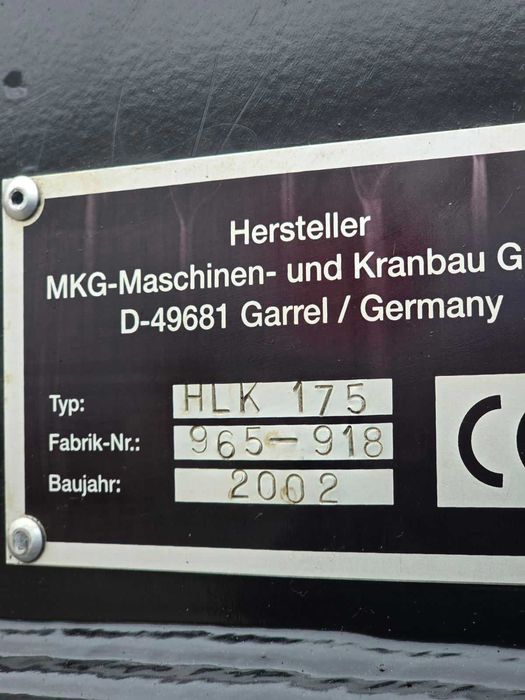 Продам кран маніпулятор MKG HLK 175