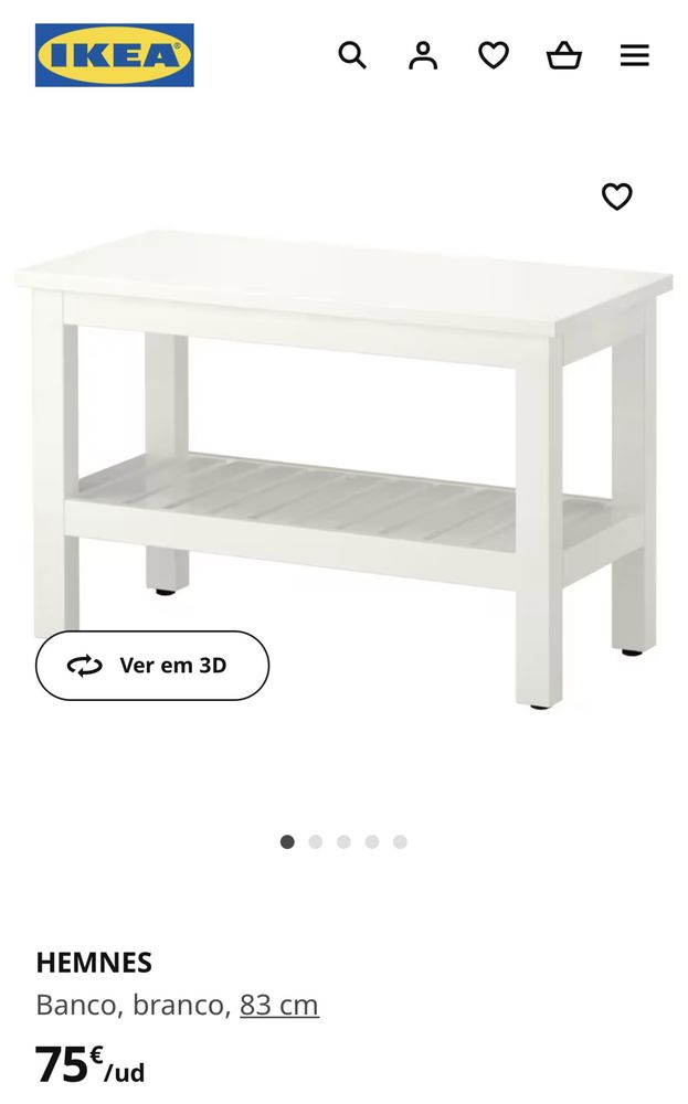 Banco Hemnes ikea