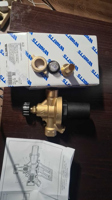 Zawór napełniający kotła ALIMAT ALD, 3/4 GW, króciec węża na wlocie