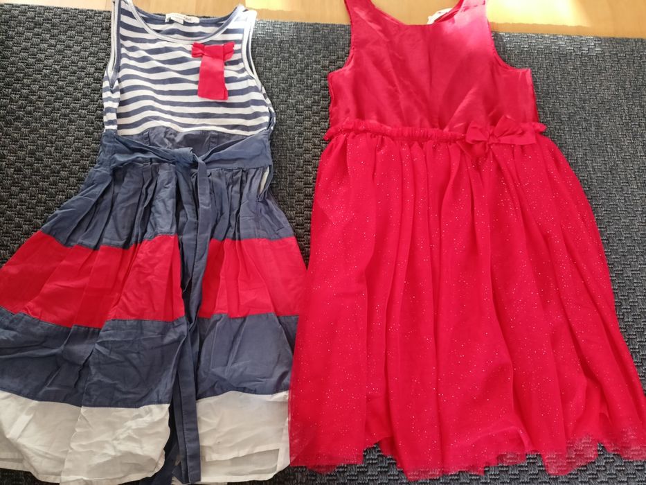 2 sukienki H&M i Reserved rozm 128