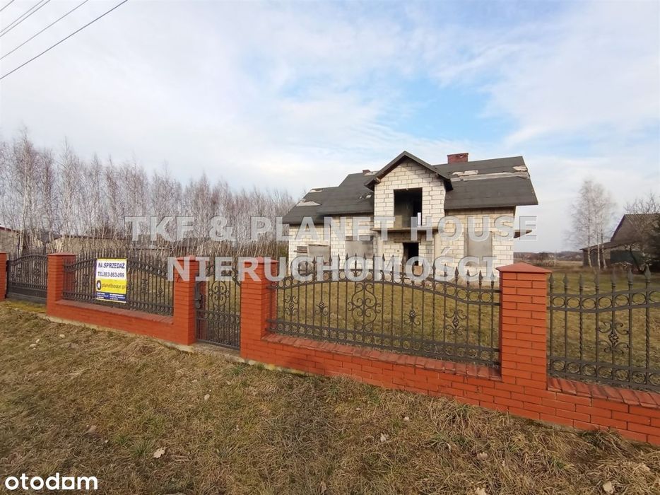 Dom w stanie surowym otwartym Sobawiny 2,51 ha