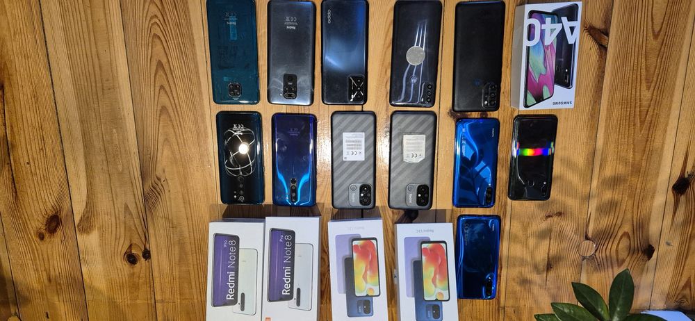 Redmi Note 9 pro, Note 8 pro, Motorola, Samsung.Telefony po 200 zł.
