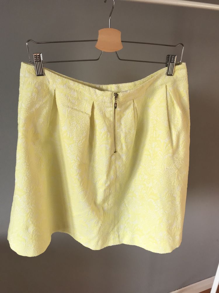 Spódnica spódniczka mini reserved 42 limonka