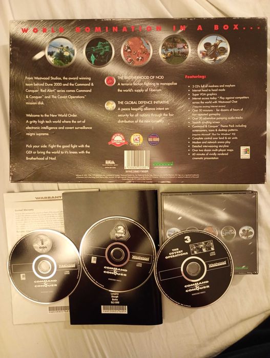 Command & Conquer Complete with the Covert Operations PC Big Box Eng