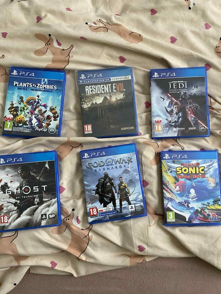 Sprzedam gry na PS4 stan bardzo dobry