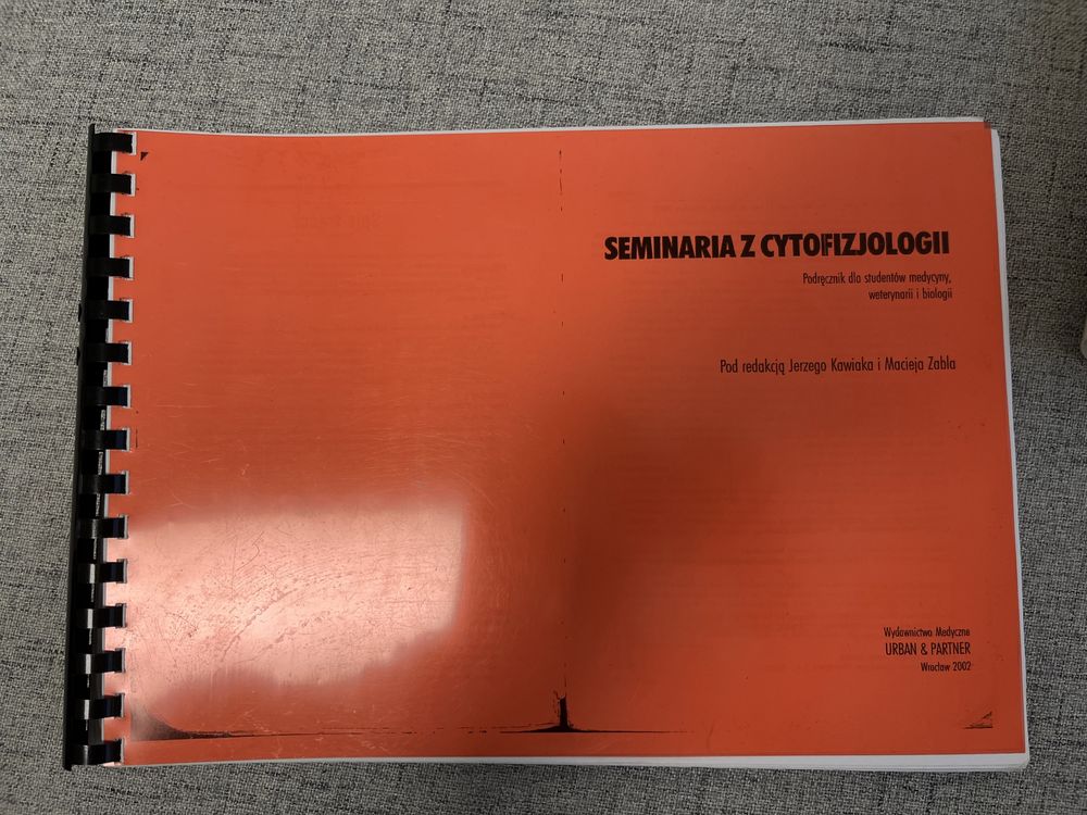Seminaria z cytofizjologii J. Kawiak, M. Zabel