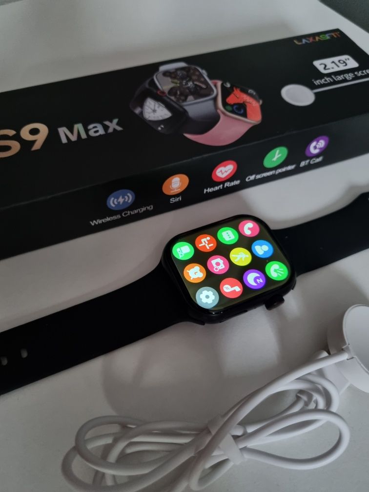 Smartwatch czarny IOS i android