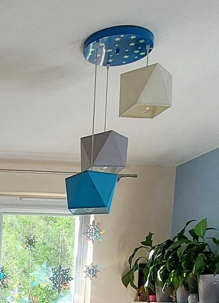 Lampa sufitowa wisząca Light Home E27 wielokolorowa dziecięca