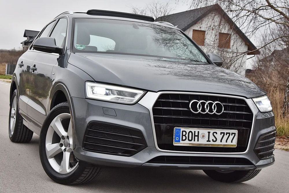 Audi Q3 #Tylko 76.oookm!#Serwis ASO#Panorama#ORYGINAŁ#Sline#STAN IDEALNY!