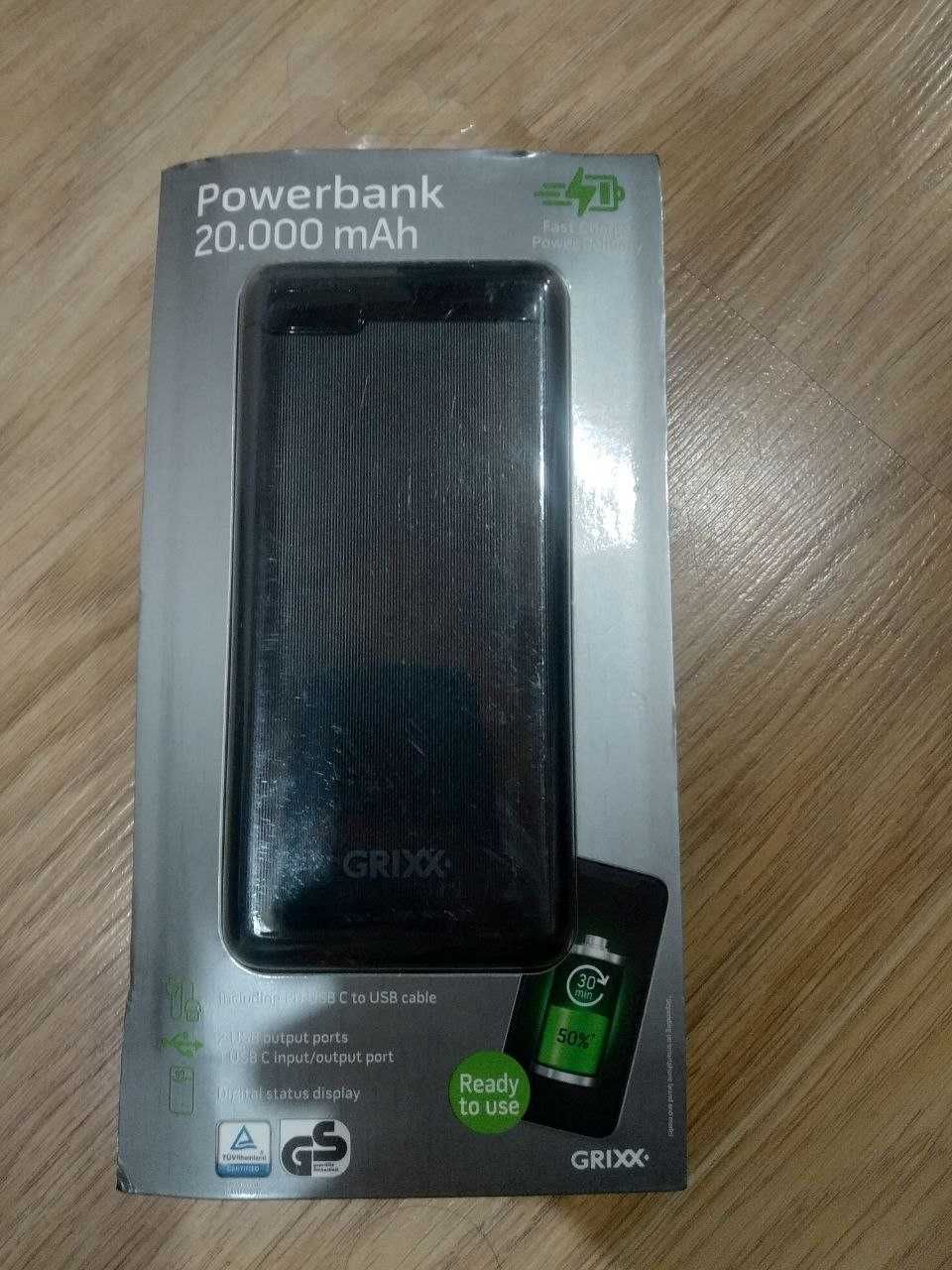 PowerBank Grixx 20000 mAh