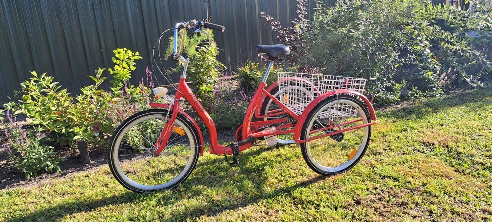 Rower dla seniora trójkołowy w stanie idealnym