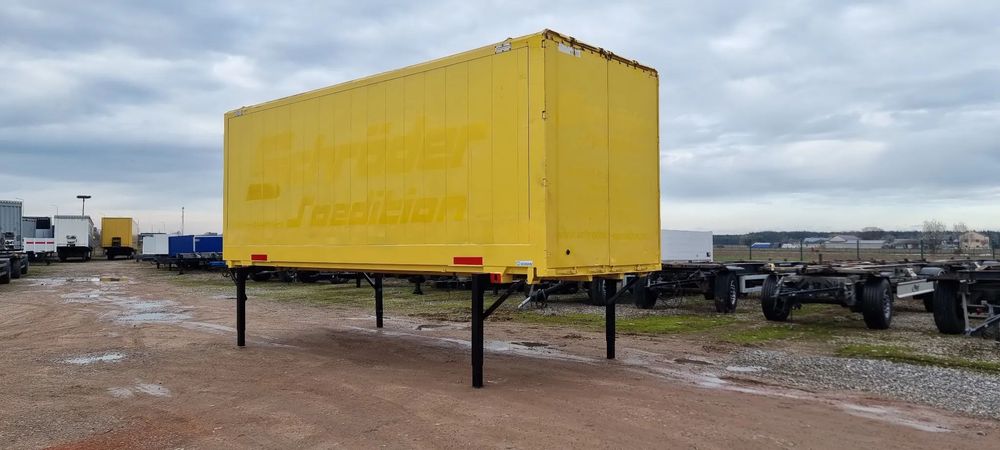 Krone 12.500zł netto KONTENER/ZABUDOWA 7.45x2.60M BDF STALOWY GARAŻ MAGAZYN ZAMYKANY DRZWIAMI MOŻLIWOŚĆ TRANSPORT ST.BDB