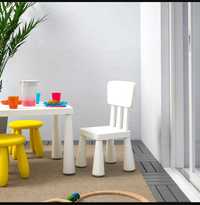 Ikea Mammut дитячий стіл та стілець