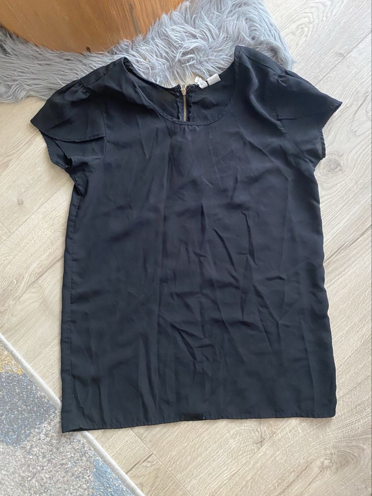 Czarna bluzka damska basic rozm.S