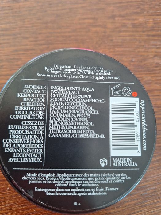 Uppercut Deluxe Pomade – Wodna Pomada do Włosów o Mocnym Chwycie