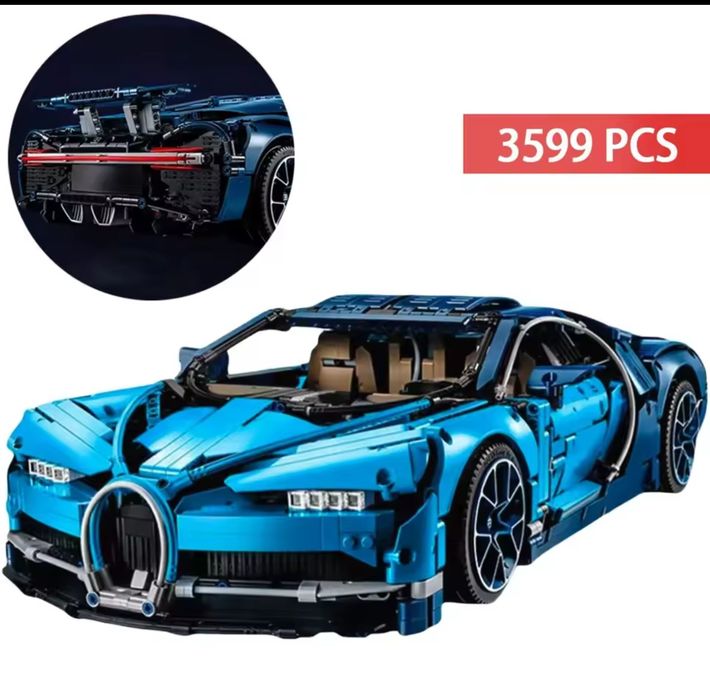 3+1 Конструктор Bugatti 3599 деталей Lego