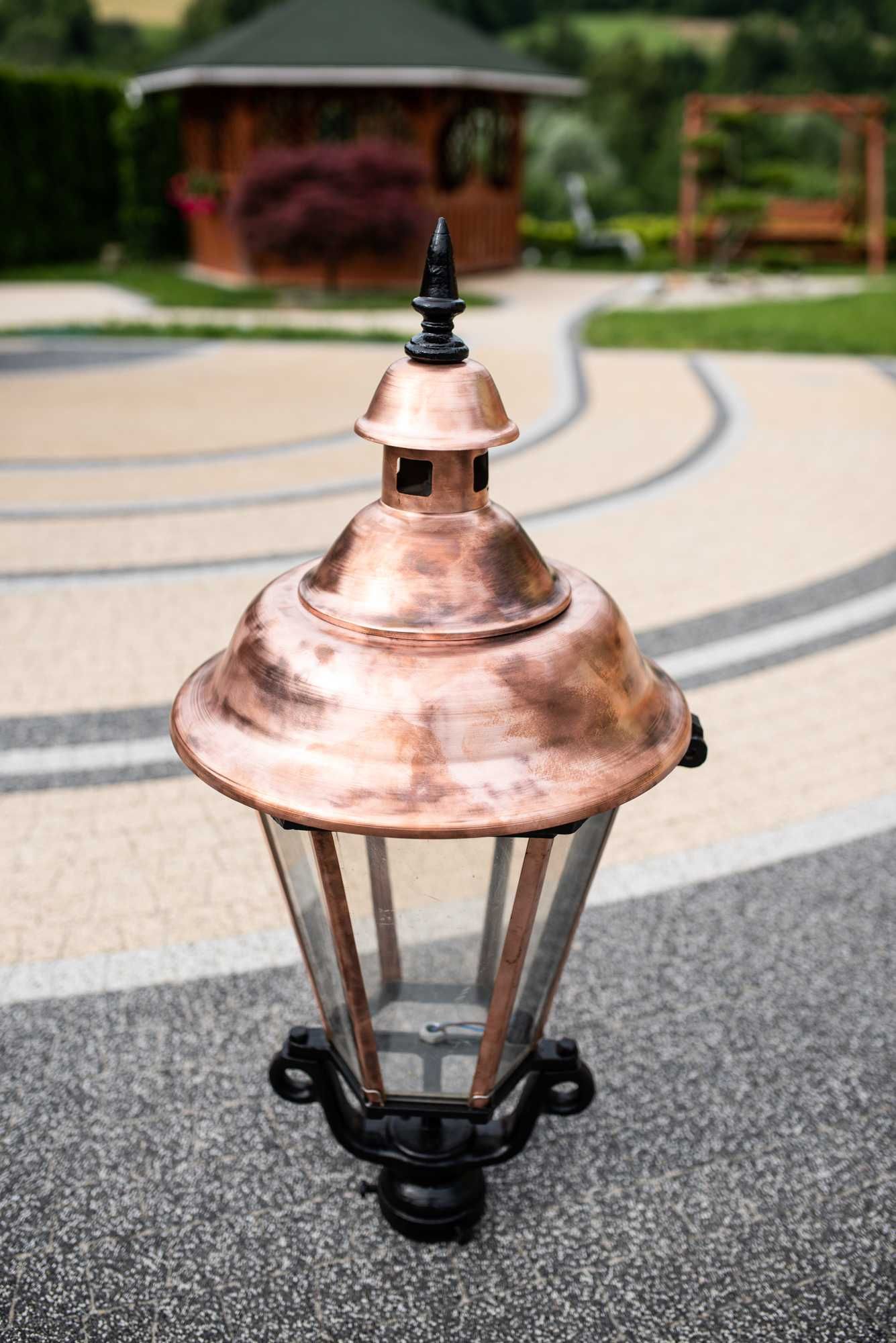 Lampy parkowe stylowe retro ozdobne