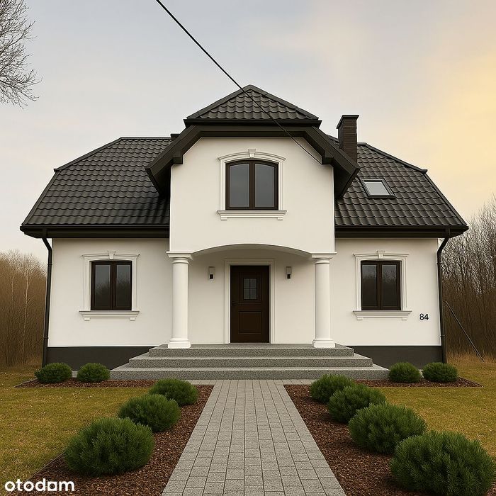 Dom z dużą działką, wolnostojący, własny strumień, dostępny "od ręki"