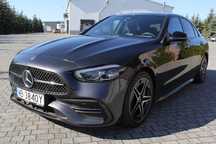 Mercedes-Benz Klasa C 200 AMG, Benzyna, Salon PL, FV23%, I rej 10.2023, powłoka ceramiczna