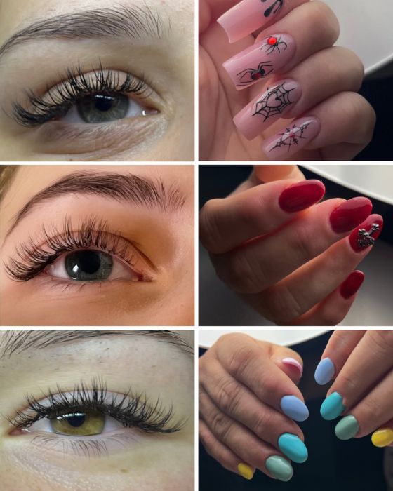 Przedłużanie rzęs i stylizacja paznokci