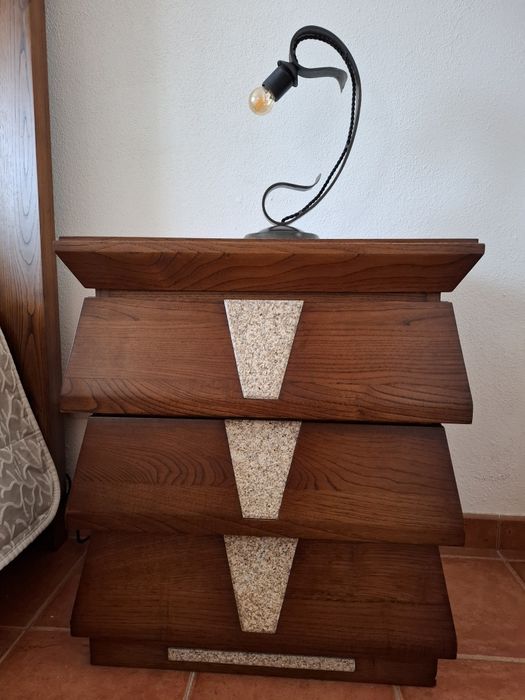 Quarto de carvalho maciço