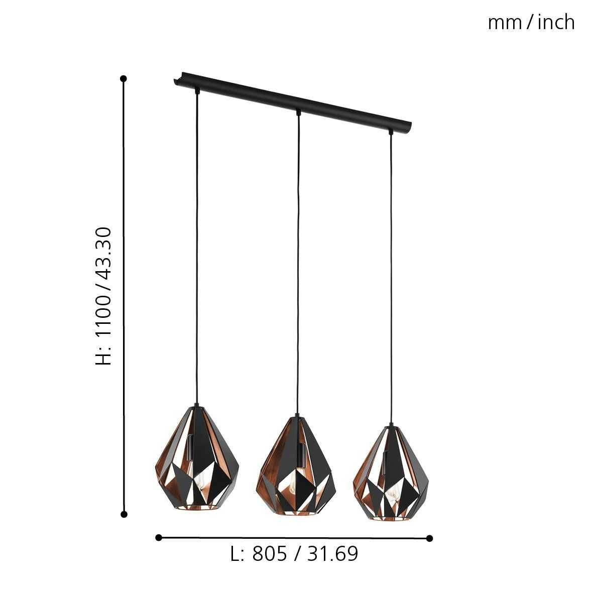 Lampa wisząca CARLTON 1