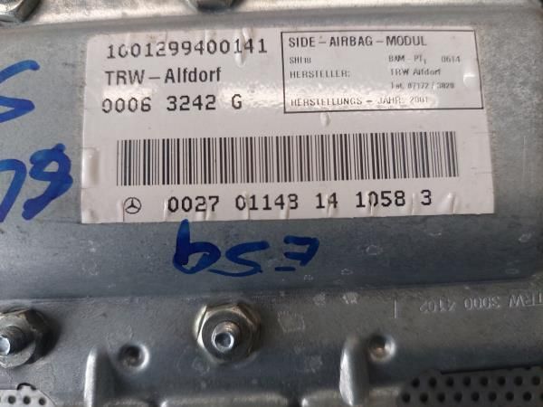 Airbag lateral frente esquerda MERCEDES-BENZ Classe S (W220)