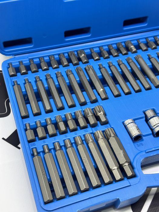 Набір біт TORX, HEX, SPLINE, RIBE, 75од falon-tech FT16075P