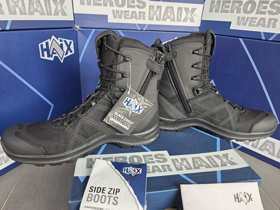 Botas haix black eagle athletic fecho sidzipper