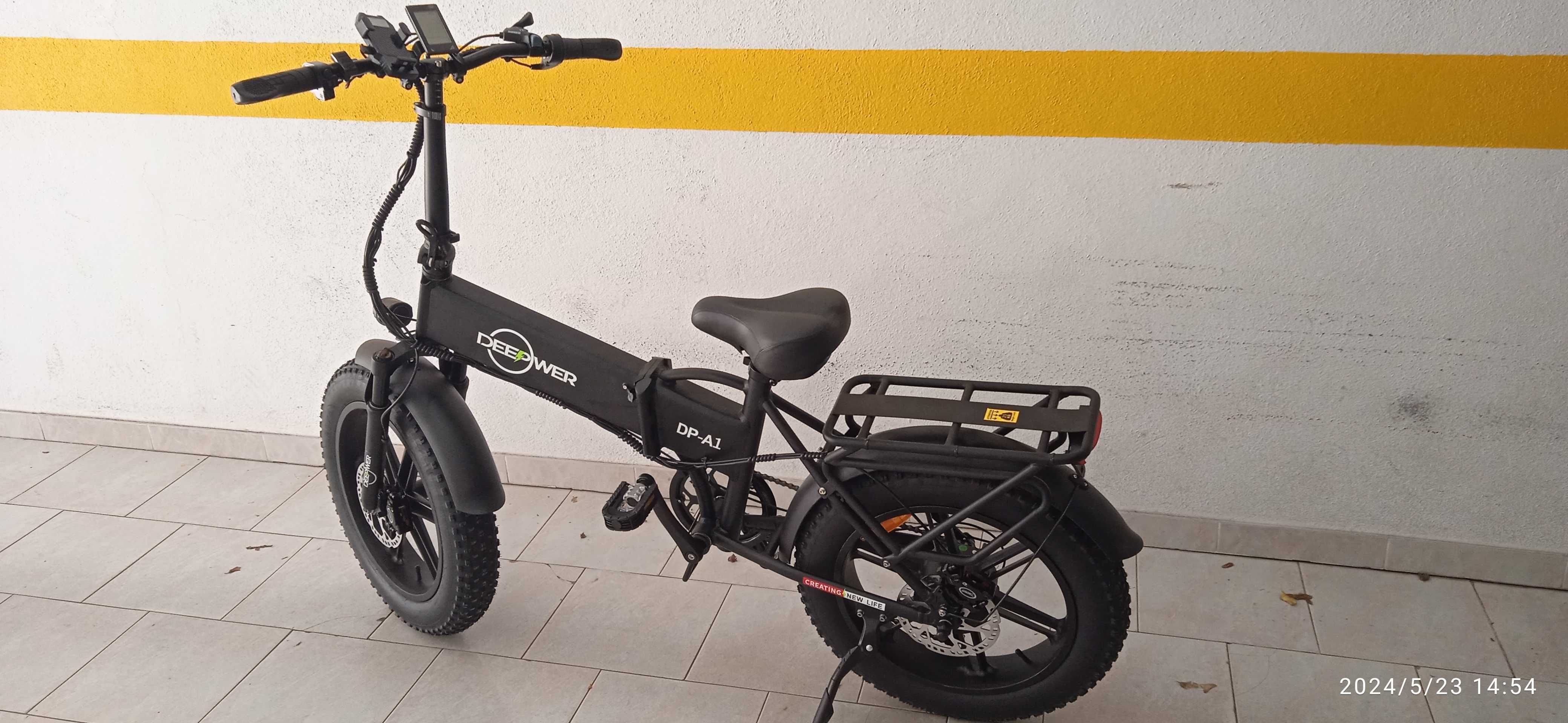 Bicicleta 1000 W-Bateria 20 Ah. 62 Km. OPORTUNIDADE.