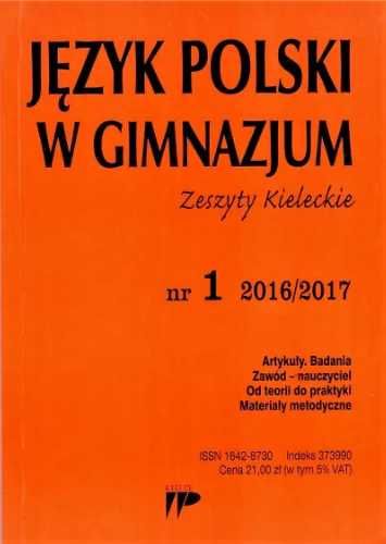 Język Polski w Gimnazjum nr.3 2015/2016 - praca zbiorowa