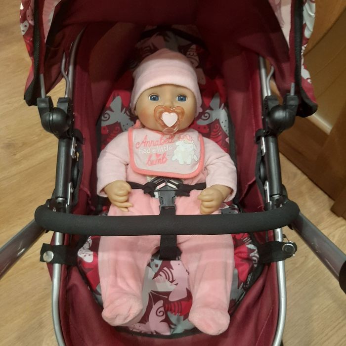 Лялька пупс бебіборн Анабель,інтерактивна .