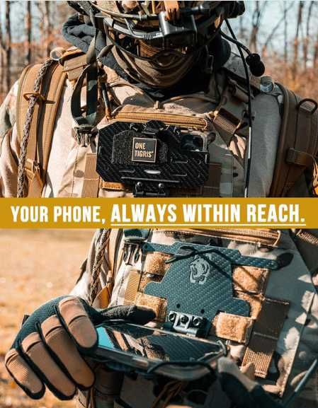 -50% OneTigris Plate Carrier Uchwyt na telefon