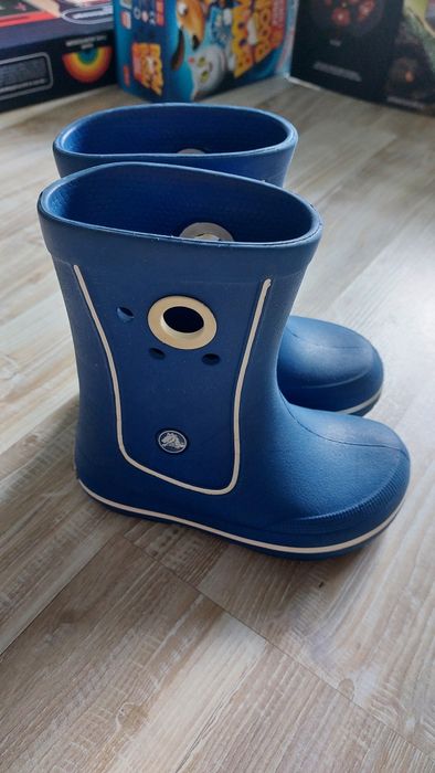 Fajne niebieskie kalosze Crocs j.nowe