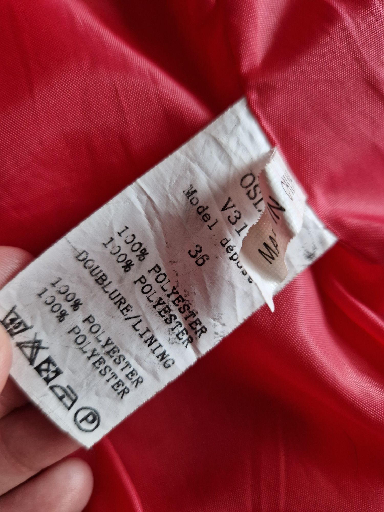Różowy fuksja żakiet marynarka krótki Osley