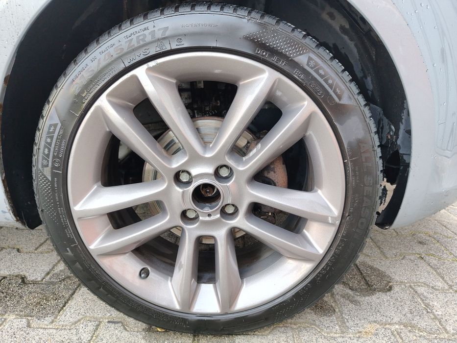 Koła Felgi Aluminiowe + opony 215/45 R17 Fiat Grande Punto, Opel Corsa