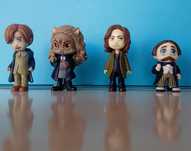4 bonecos Harry Potter cápsulas mágicas
