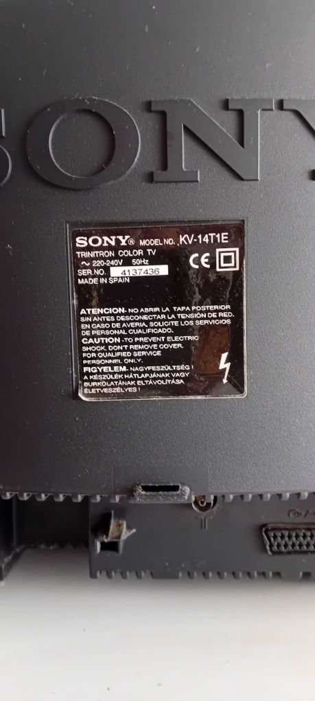 Tv Sony Black triniton