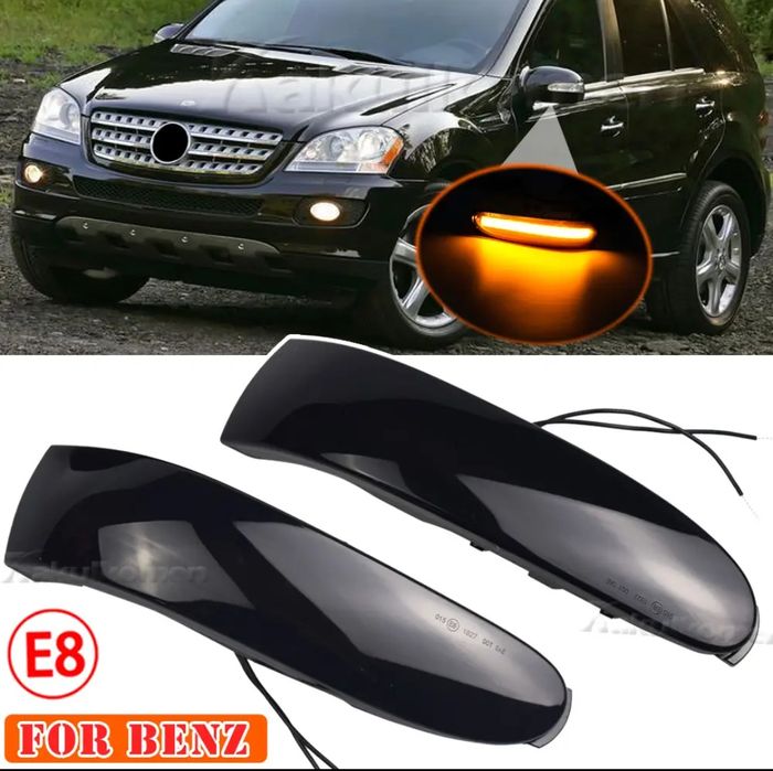 Динамічні Led повторювачі поворотів Mercedes w212 w221 w176 w204 w246