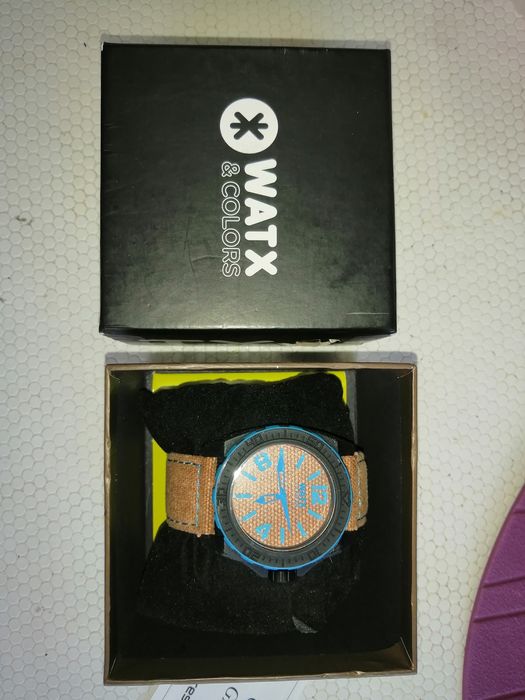 Relógio de pulso analógico WATX & COLORS Blue