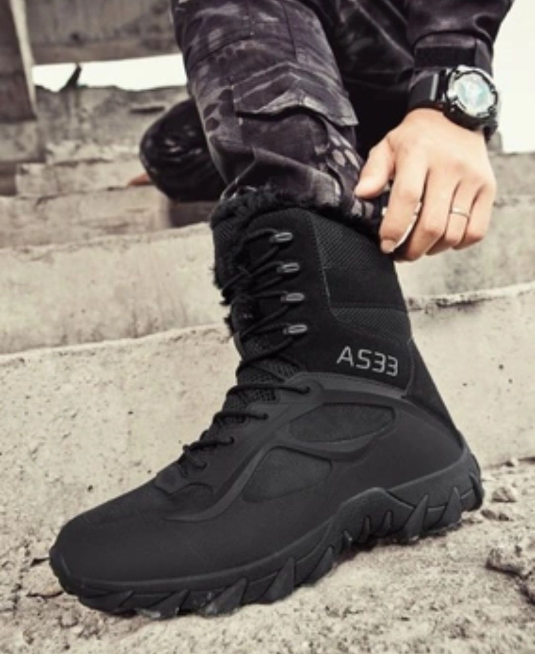 Zimowe buty taktyczne