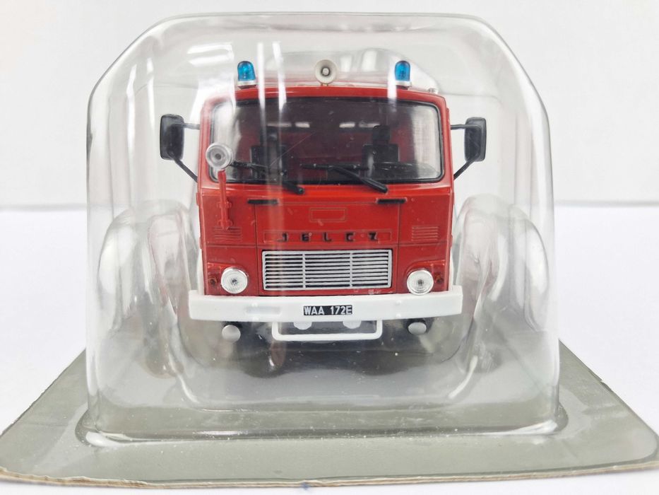 Model 1:43 JELCZ 004 M GCBA straż Kultowe Ciężarówki z epoki PRL